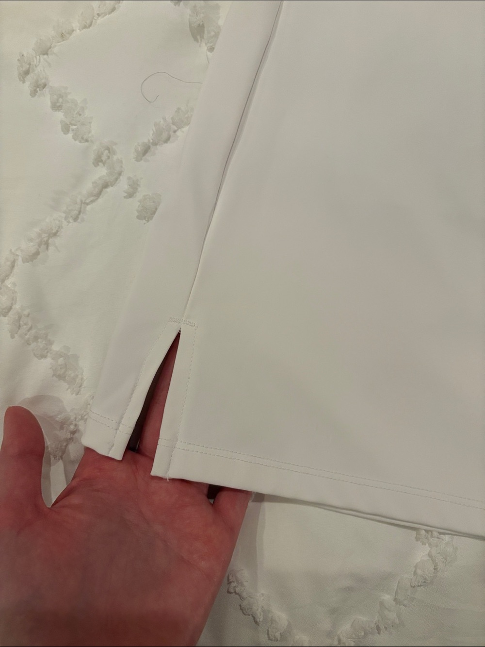 White A-Line Skirt - Picture 7 of 9